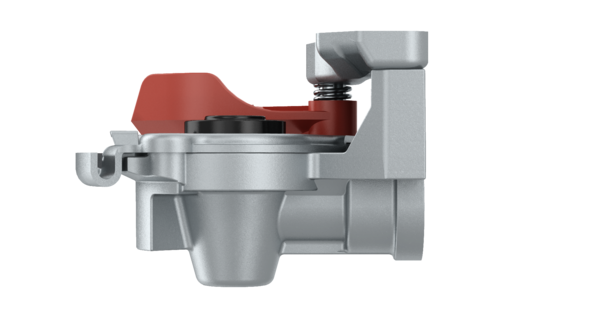 Schlauchkupplung rot