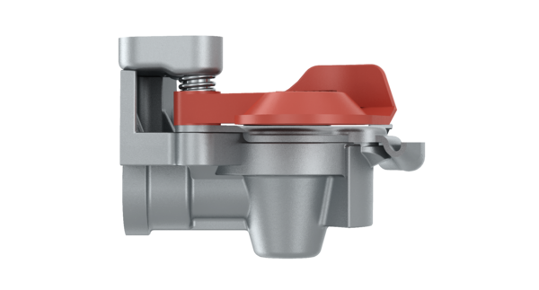 Schlauchkupplung rot