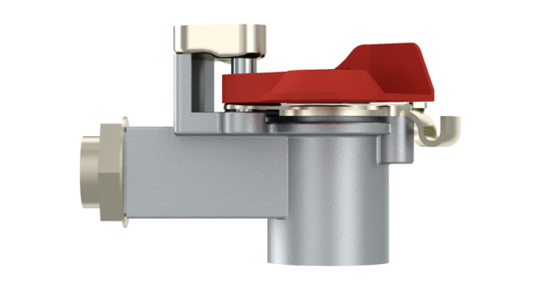 Rote ISO-Kupplung für Anhänger mit Filter