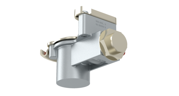 Rote ISO-Kupplung für Anhänger mit Filter