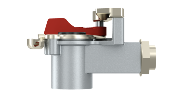 Rote ISO-Kupplung für Anhänger mit Filter