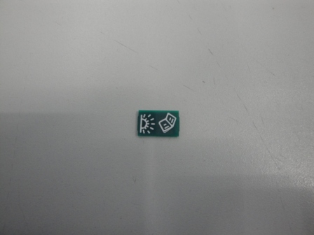 Linse Grün, Druck: Weiß &quot;Leselampe&quot;