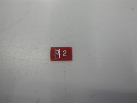 Linse Rot Druck: Weiss, Türöffner Tür 2