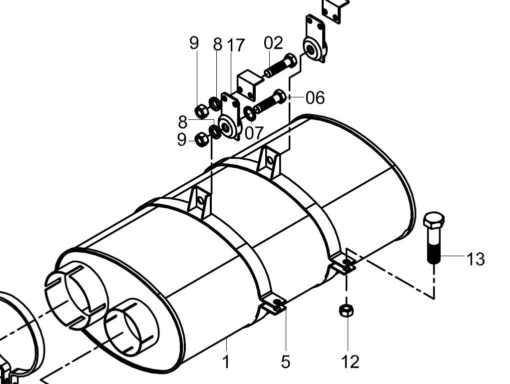 Auspufftopf Zu Temsa Opalin