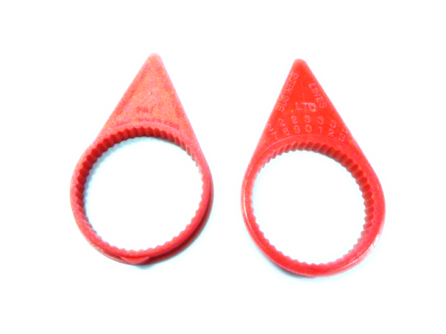 Verdreh-anzeige, für Radmutter, rot SW 32, 7mm