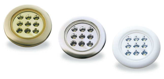 Innenleuchte LED 24 Volt Silber Einbau