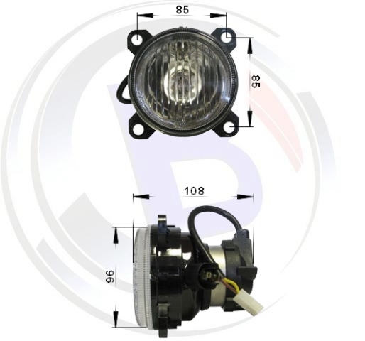 Fernscheinwerfer 95mm IRIZAR
