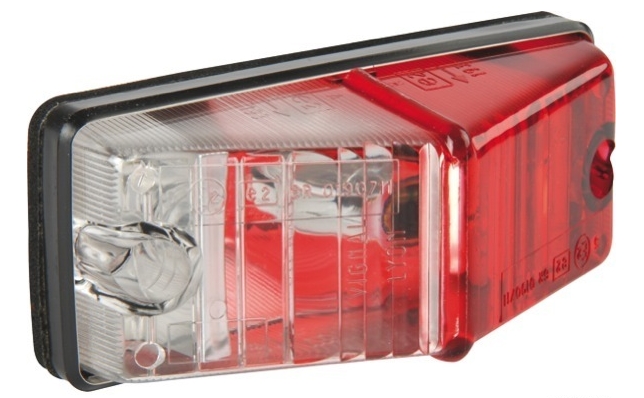 Umrissleuchte Rot/Weiss