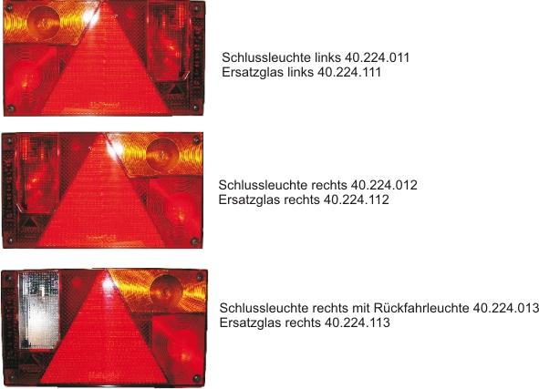 Aspöck Lichtscheibe Rechts Anhänger