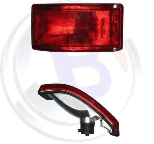 Heckleuchte Herumgeführt Position