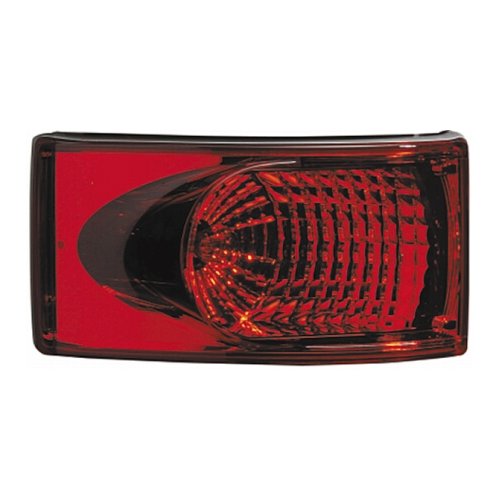 Feu arrière gauche/droit Feu arrière de freinage en verre transparent (boîtier noir)