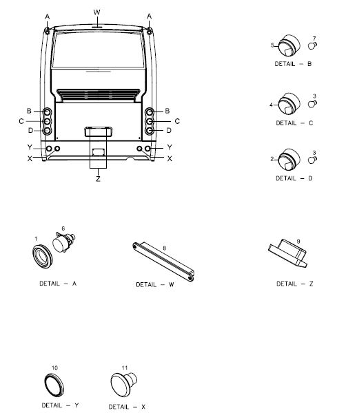 Bremslicht Hinten Mitte