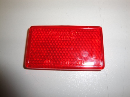 Rückstrahler Rot 36 X 62 mm