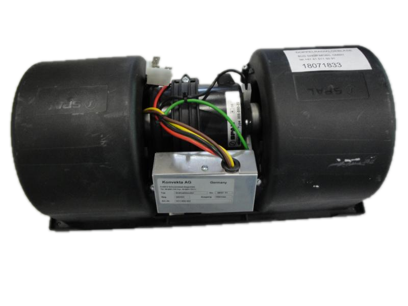 Doppelradialgebläse Spal 006-B50-22 24V Mit Drehzahlmodul KonvektaH11-002-423