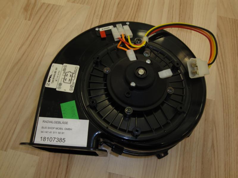 Radialgebläse Spal004-B42-28D 24VRechtsdrehend