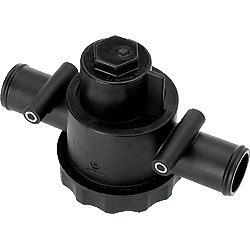 Wasserfilter mit Absperrhahn