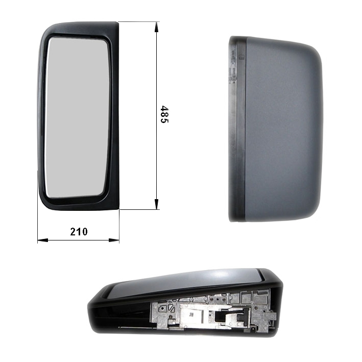 Specchio principale, sinistro riscaldato 24V 