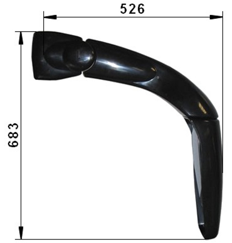 Spiegel Rechts Arcol Modello 307