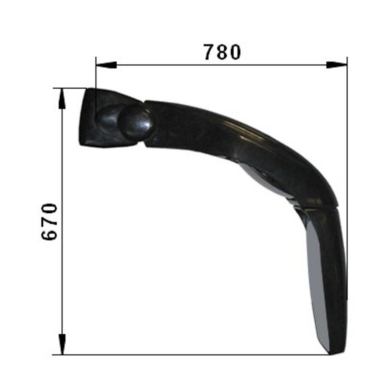 Spiegel Rechts Arcol Modello 309