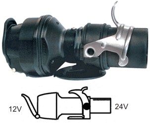 Adapter/Spannungs- Reduzierer 24/12 Volt 15 Pol-7 Pol