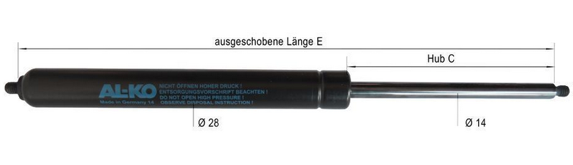 Gasfedern  Bansbach N 00