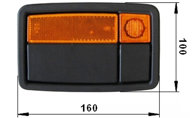 Griffmulde Setra mit Leuchte Zentralverriegelung