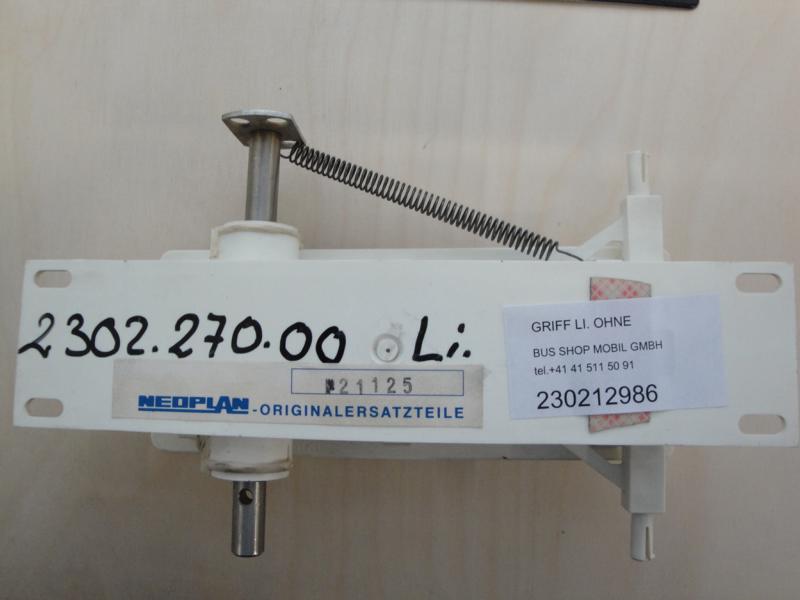 Griff Li. Ohne Zentralzylinder