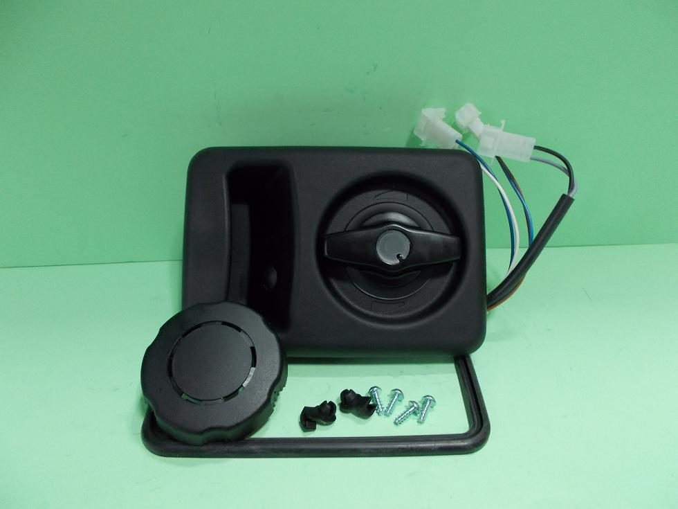 Aussenschwenktür- Verschluss mit 1 Türschalter