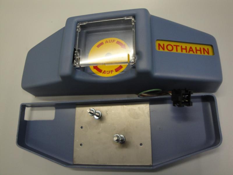 Nothahngehäuse Hellblau Rechts