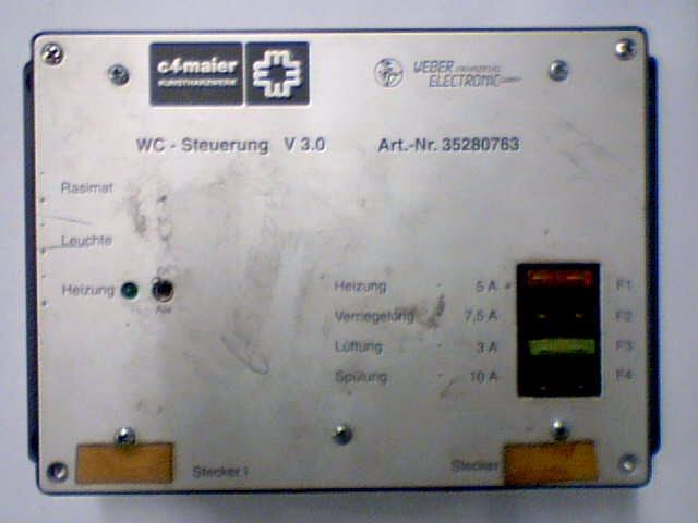 Steuergerät Toilette Tourismo