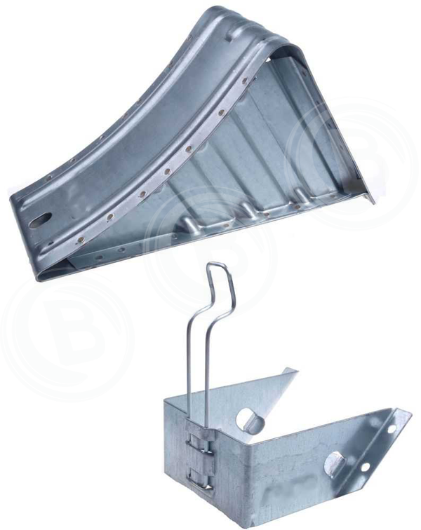 Unterlegekeil Metall Verzinkt Mit Halter