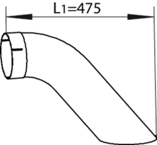 Aupuff Endrohr MB Tourismo