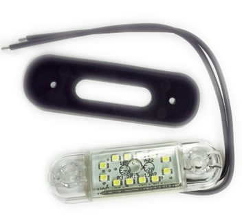 Positionsleuchte weiss 12-24 V (Slimline 12 LED) 