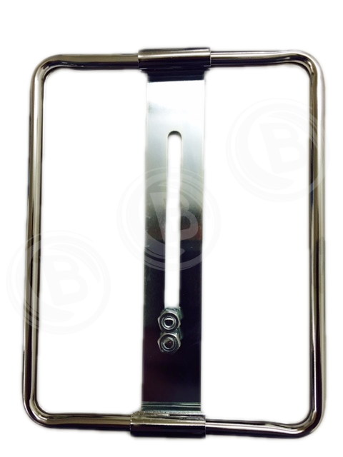 Nummerrahmen verchromt für Motorrad