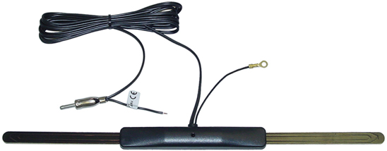 Universal-Klebe-Scheibenantenne mit elektr. Verstärker