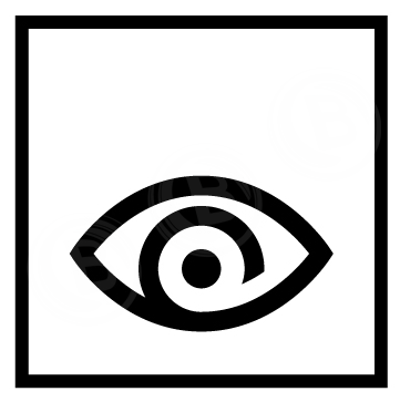 Piktogramm Selbstkontrolle (120 x 120 mm)