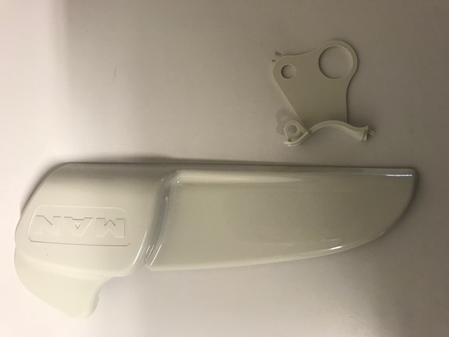 ABS - Blende rechts Grau