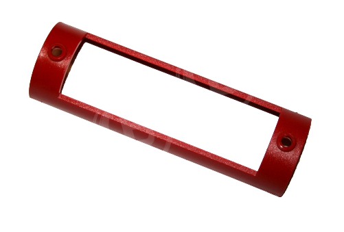 Unterlage für Haltewunschtaster, rot
