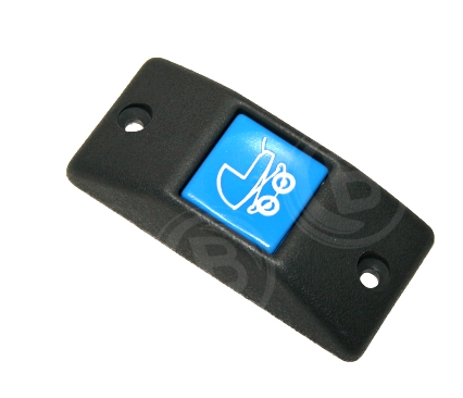 Haltewunschtaster Seitenwand, anthrazit, Knopf rot