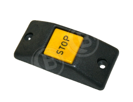 Haltewunschtaster Seitenwand, anthrazit, Knopf gelb