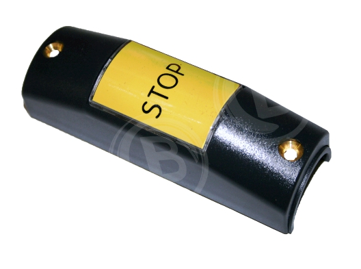 Haltewunschtaster anthrazit Knopf gelb