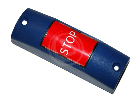 Haltewunschtaster HST30 violettblau, Knopf rot