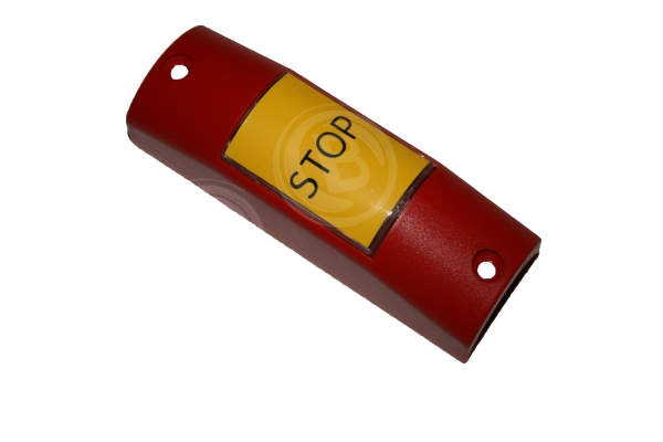 Haltewunschtaster HST30 verkehrsrot, Knopf gelb