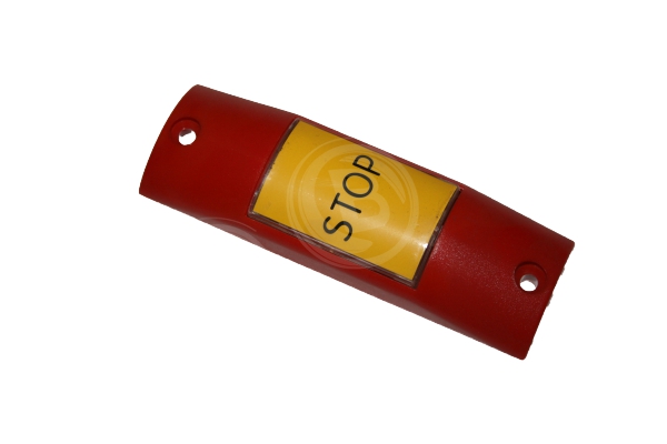 Haltewunschtaster HST0 verkehrsrot, Knopf gelb