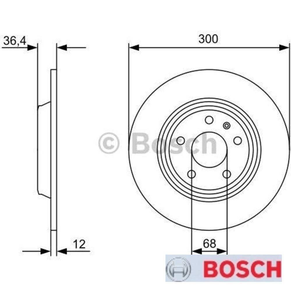 Bremsscheibe Hinten Audi A4